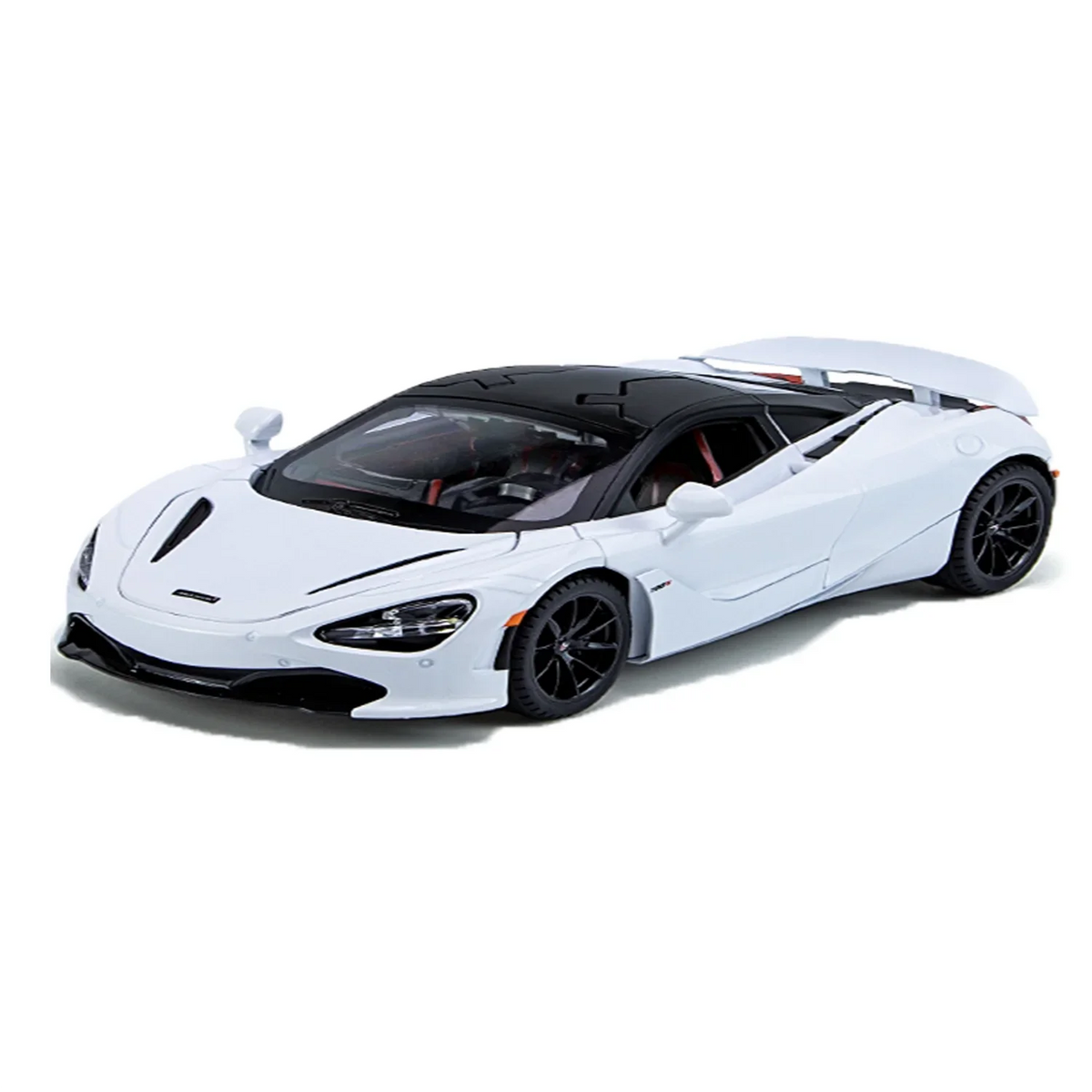 McLaren 720S - Light, Sound with Openable Doors, 1:24 Scale (White) — image 1