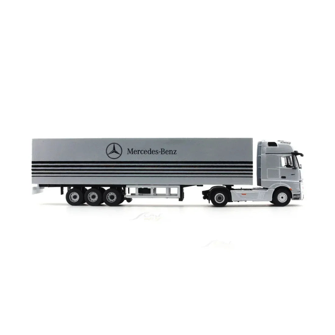 Mercedes-Benz Actros Container Truck Classic Edition, 1:64 Scale (Silver) — image 4