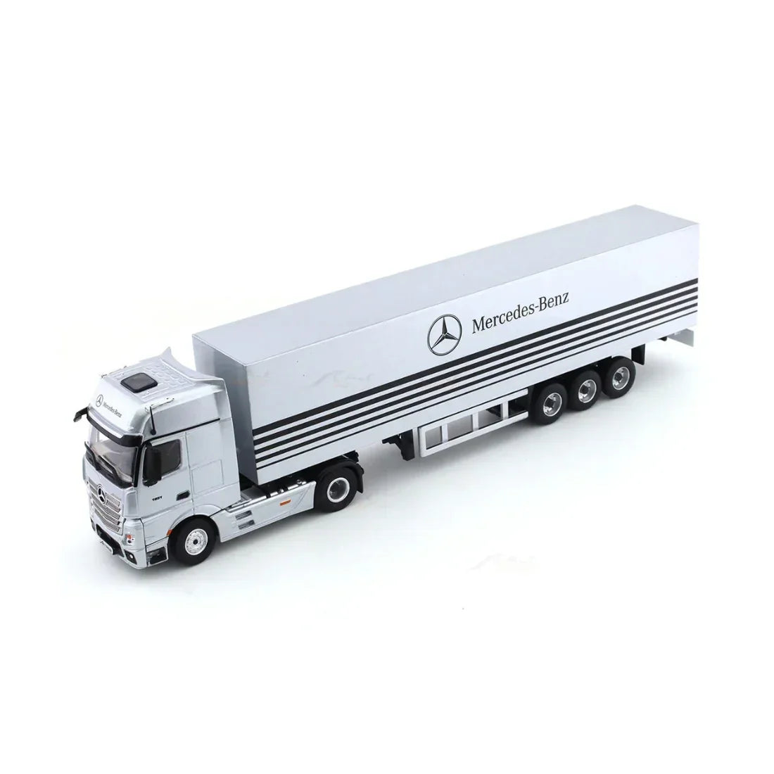 Mercedes-Benz Actros Container Truck Classic Edition, 1:64 Scale (Silver) — image 2