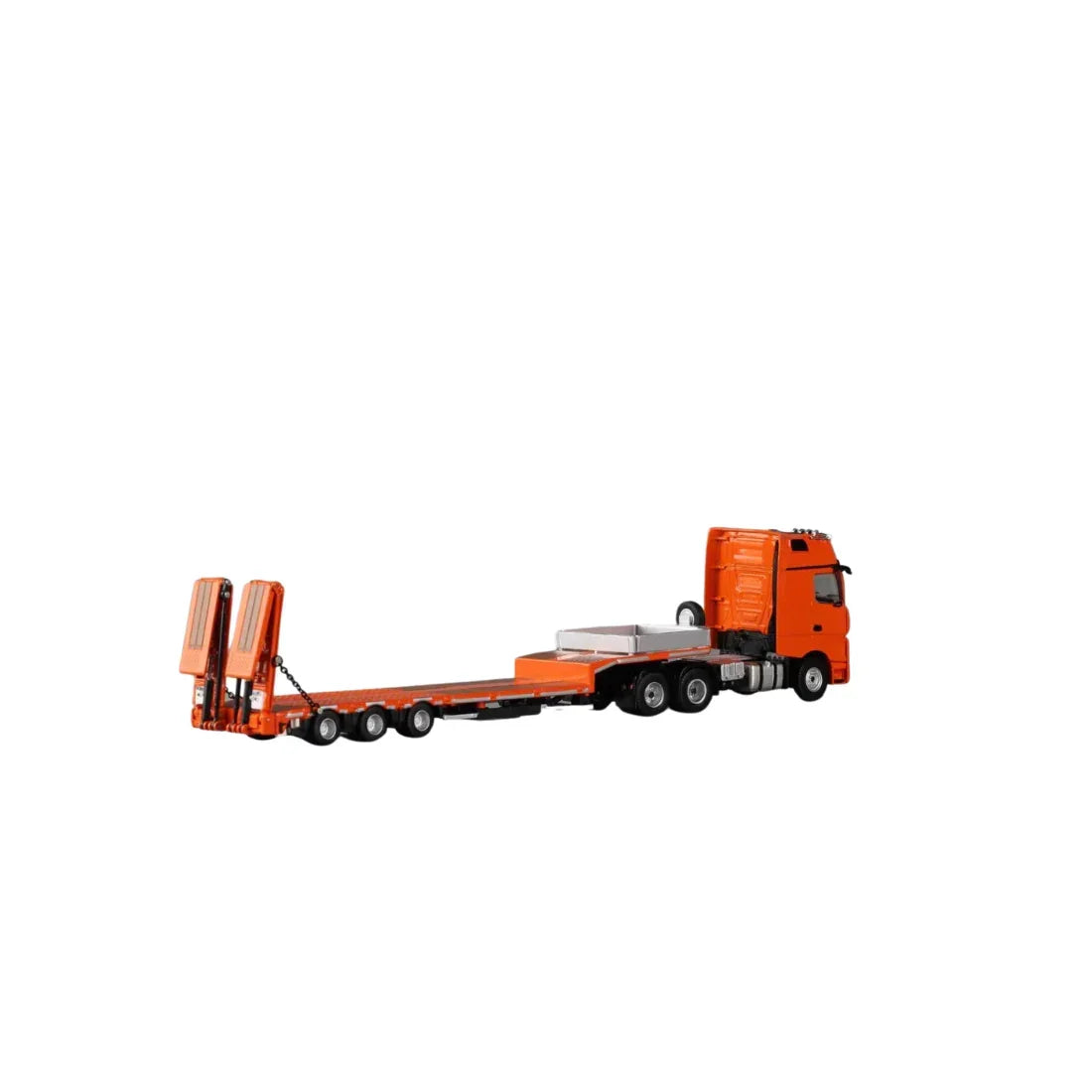 Mercedes-Benz - Flatbed Transport Trailer, 1:64 Scale (Orange) — image 5