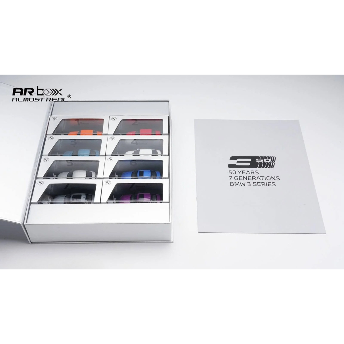 50 Years of the BMW 3 Series 1:64 Miniature Collection (8 Cars Set), 1:64 Scale — image 4
