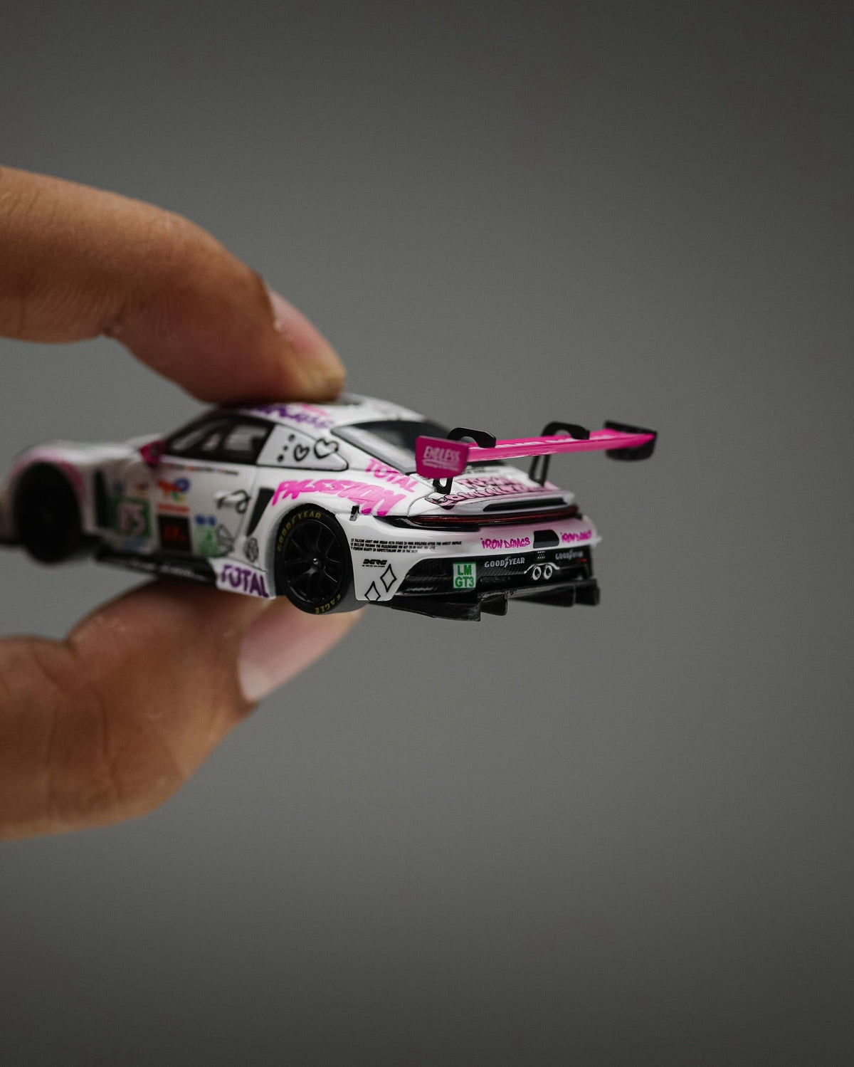 *PRE-ORDER* Porsche diecast 911 GT3 R Iron Dames - 2025 Lemans 24H LMGT3 #85, 1:64 Scale — image 6