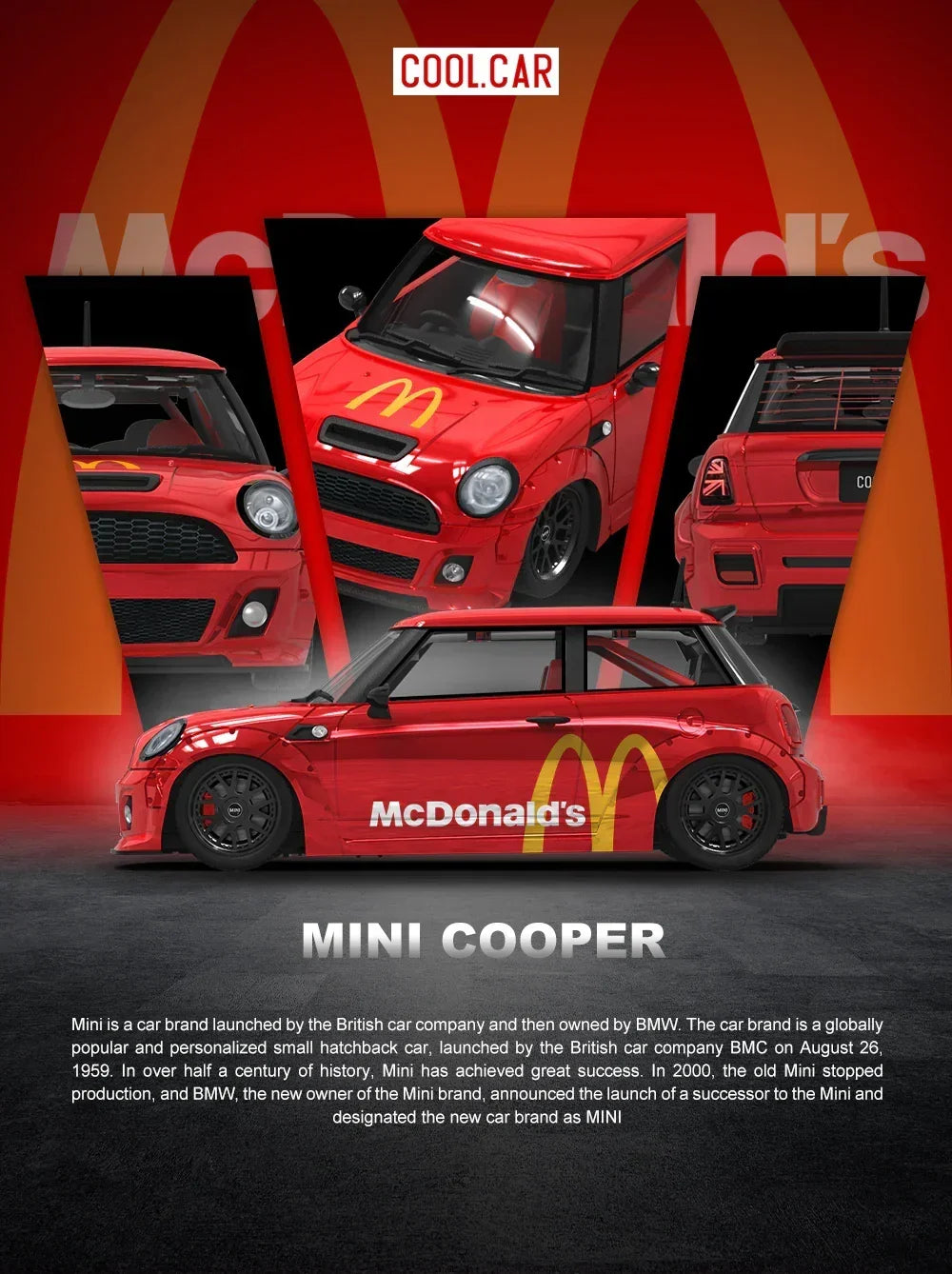 Cool Car Mini McDonald's - Figure Edition, 1:64 Scale — image 2