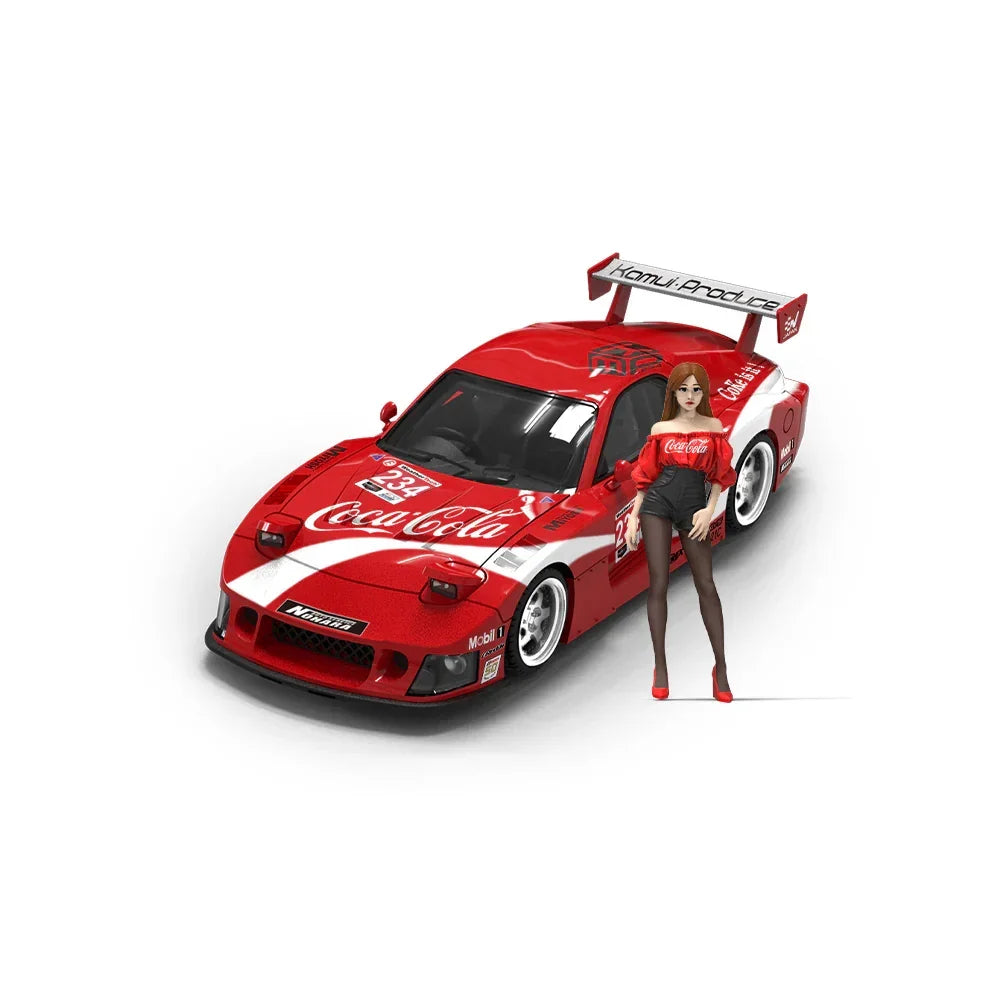 Cool Car-Mazda RX-7 Red Coca-Cola(Limited Figure Edition 500), 1:64 Scale — image 4