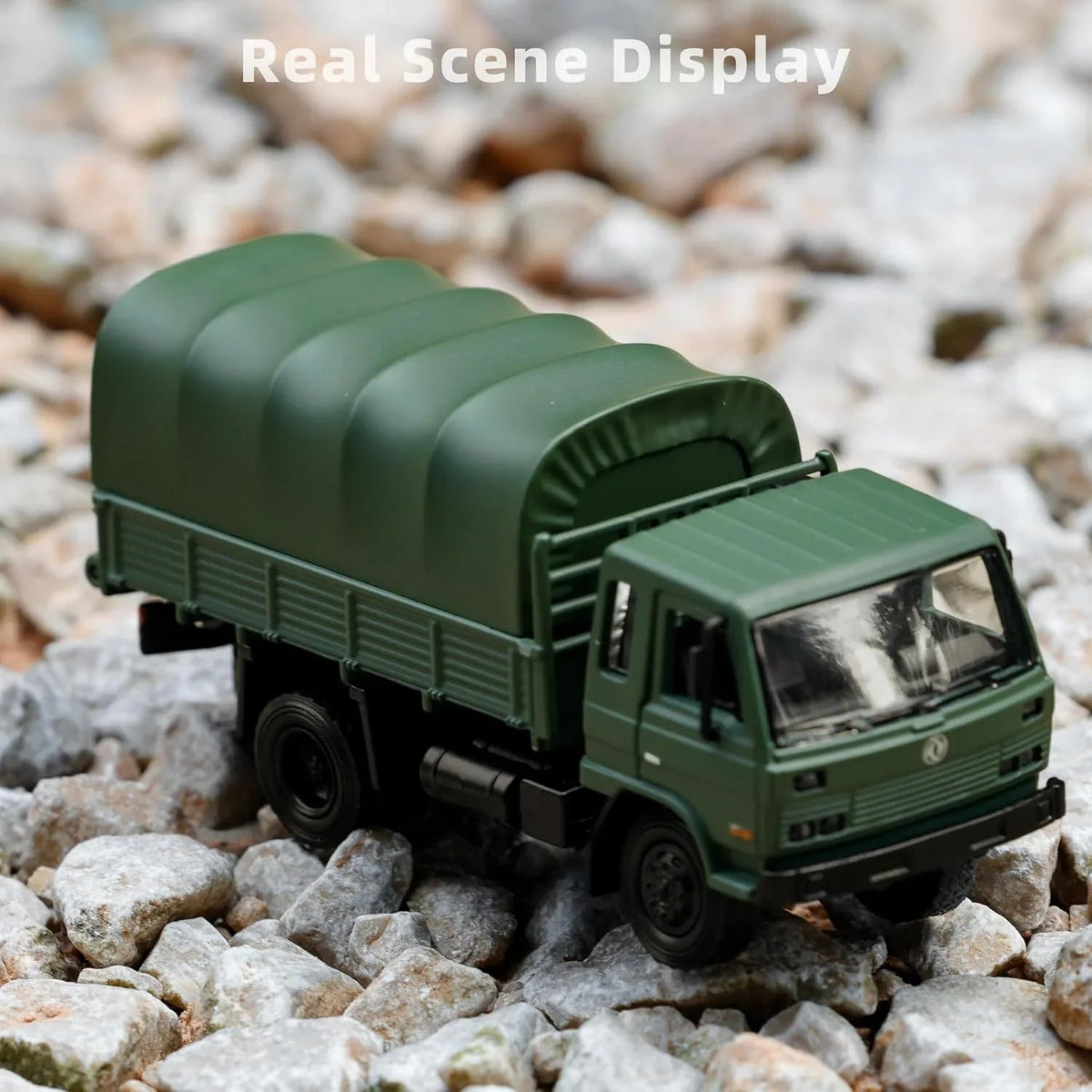 Dongfeng Cummins Truck, 1:64 Scale (Military Green) — image 1