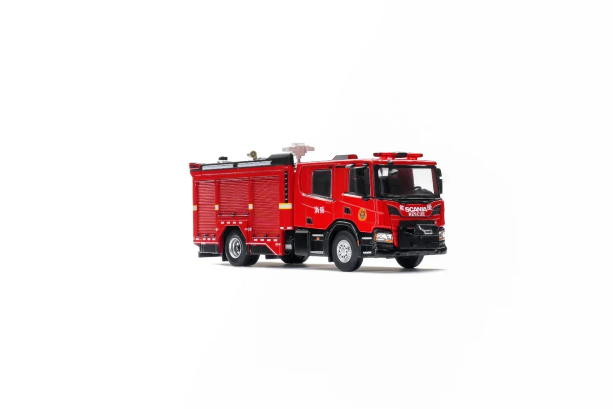 *HEC 2026* Scania Urban Main Battle Fire Truck, 1:64 Scale (Red) — image 4