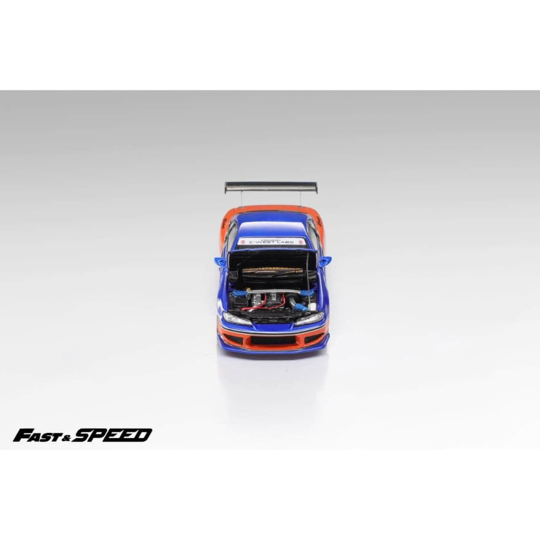 *Pre-Orders* Silvia S15 "Mona Lisa" FNF Orange-Blue Livery, 1:64 Scale — image 2