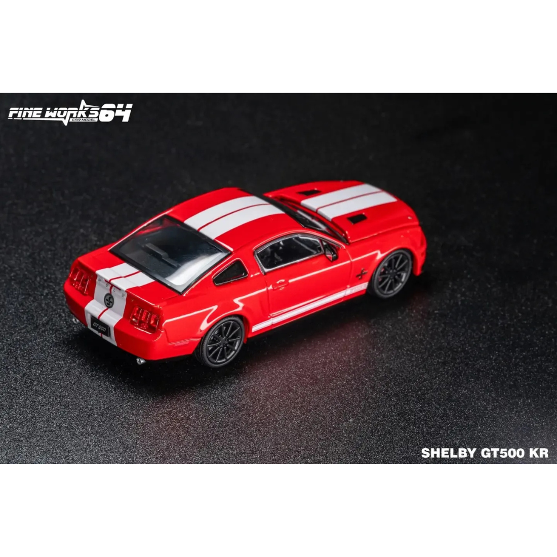 Mustang Shelby GT500, 1:64 Scale (Red) — image 3