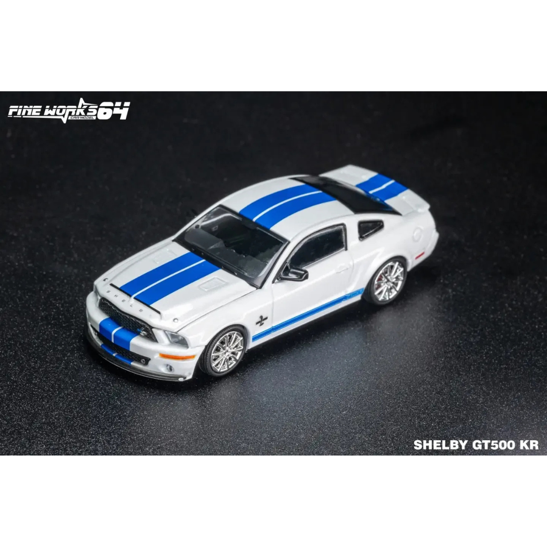 Mustang Shelby GT500, 1:64 Scale (White) — image 1