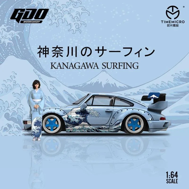 *PRE-ORDER* Porsche diecast 964 Kanagawa - Figure Version, 1:64 Scale — image 1