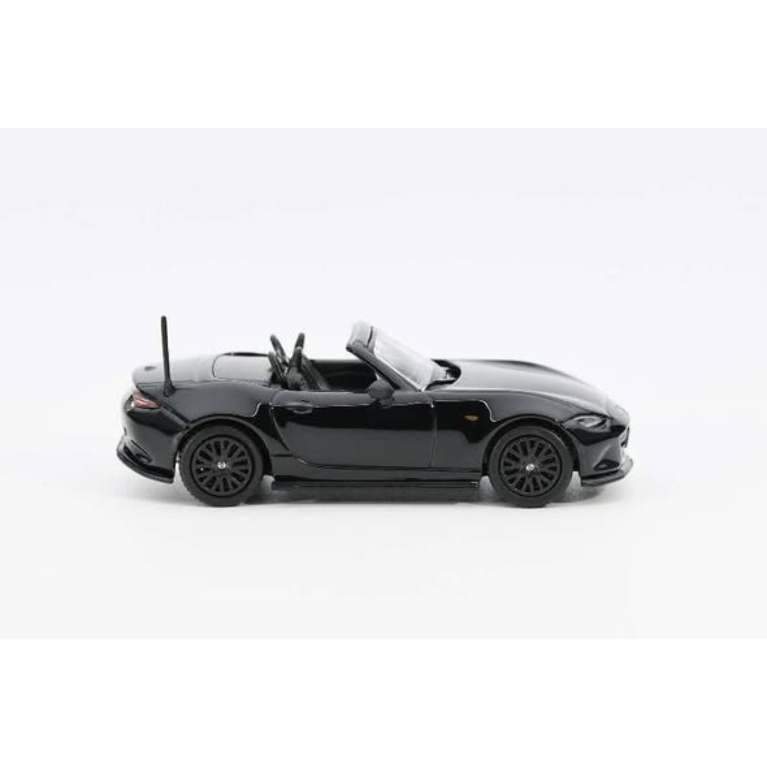*PRE-ORDER* Mazda MX-5 Roadster RF 2024 – Black – Includes 1 Electroplated Grey Chase Car per Carton, 1:64 Scale — image 4