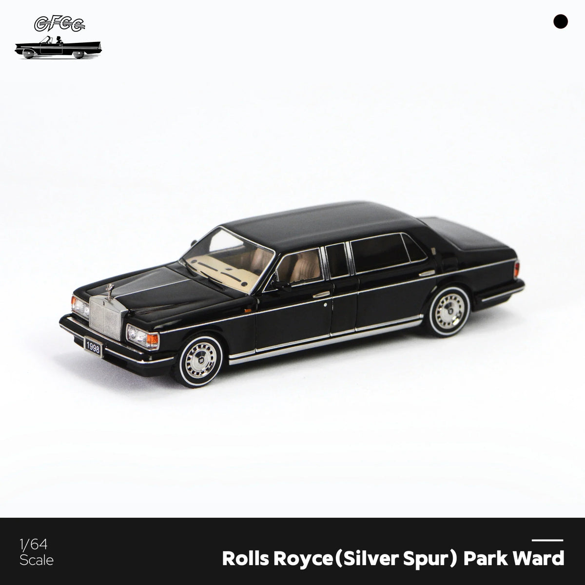 *HEC 2026* Rolls-Royce Silver Spur Park Ward 1998, 1:64 Scale (Black) — image 1