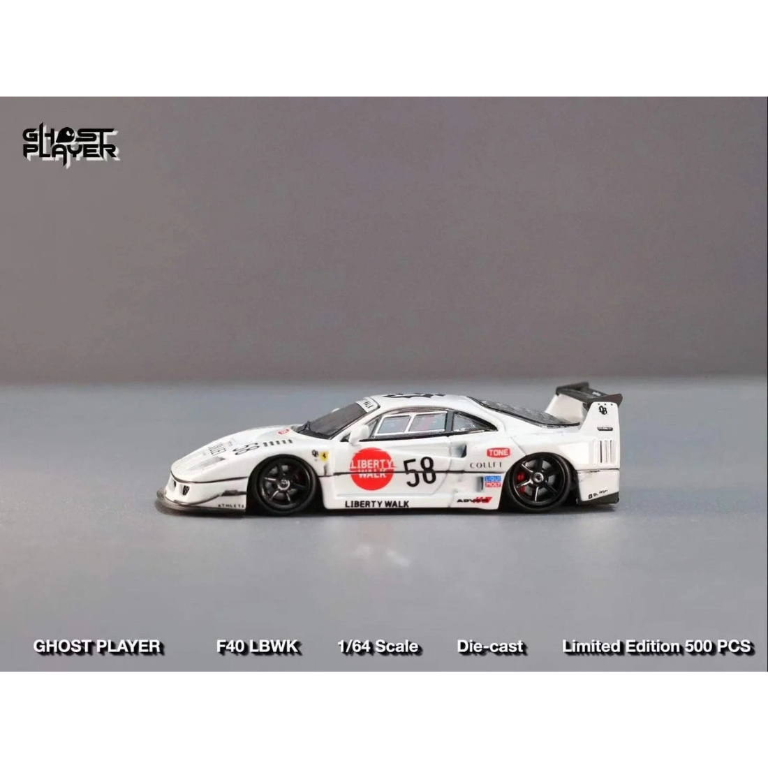 LBWK F40 (Limited to 499) #58, 1:64 Scale (White) — image 2