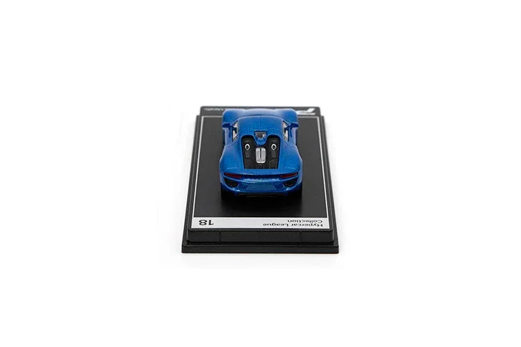 Porsche diecast 918 Spyder, 1:64 Scale (Blue) — image 3