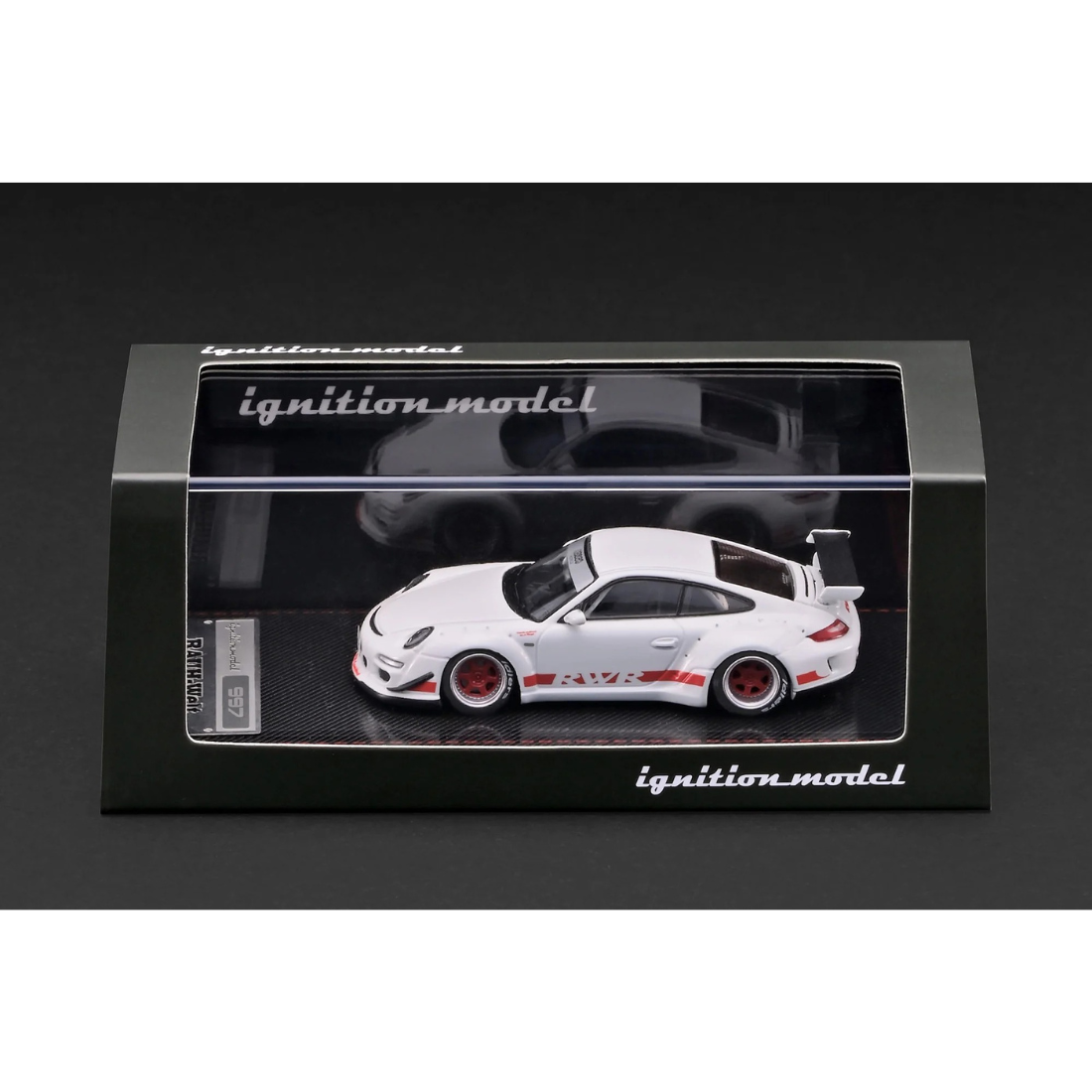 *PRE-ORDER* RWB 997 GT3 (Chance of Chase Car), 1:64 Scale (White) — image 3