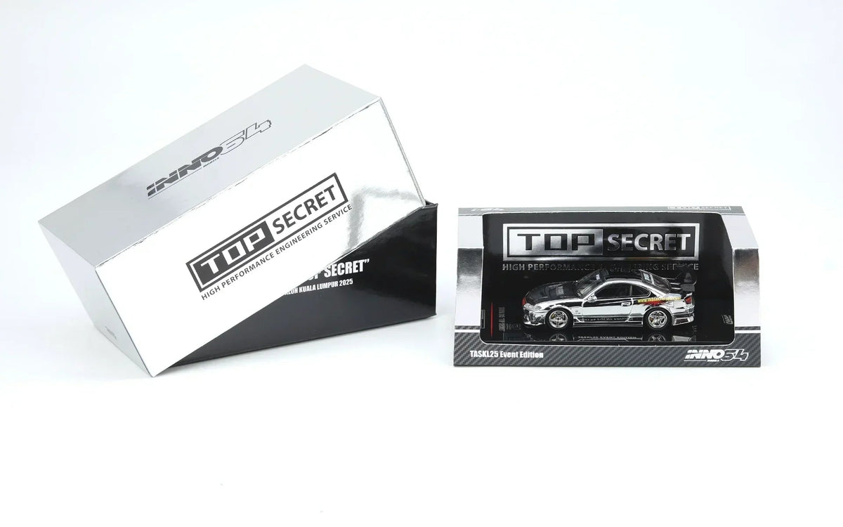 Top Secret Silvia S15 Tokyo Auto Salon Kuala Lumpur 2025 Event Edition, 1:64 Scale (Chance of Gold Chrome Chase Car) — image 7