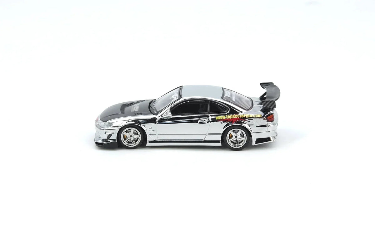 Top Secret Silvia S15 Tokyo Auto Salon Kuala Lumpur 2025 Event Edition, 1:64 Scale (Chance of Gold Chrome Chase Car) — image 2
