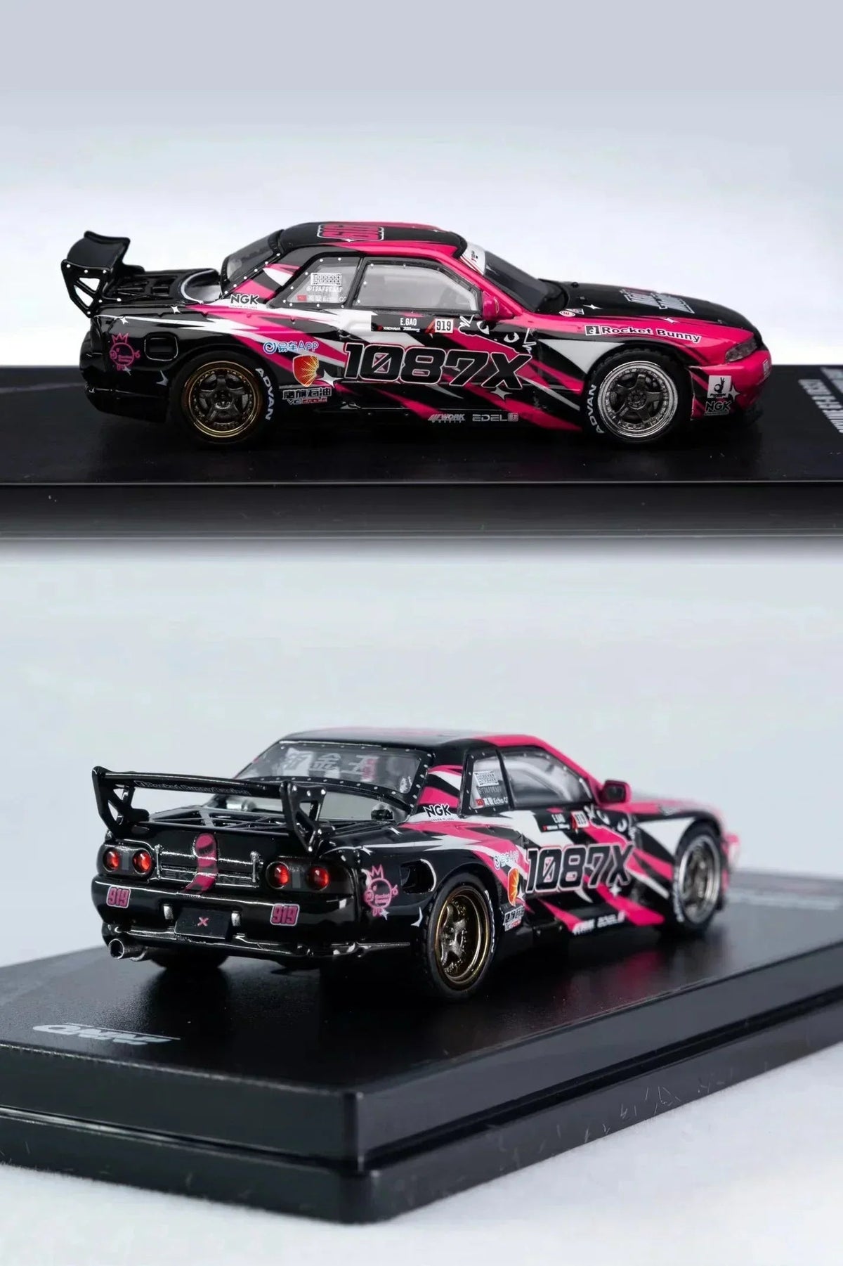 Nissan Skyline GT-R (R32) 1087X Rocket Bunny Racing Echo Gao All In Tuning Show 2024 Special Edition, 1:64 Scale — image 5