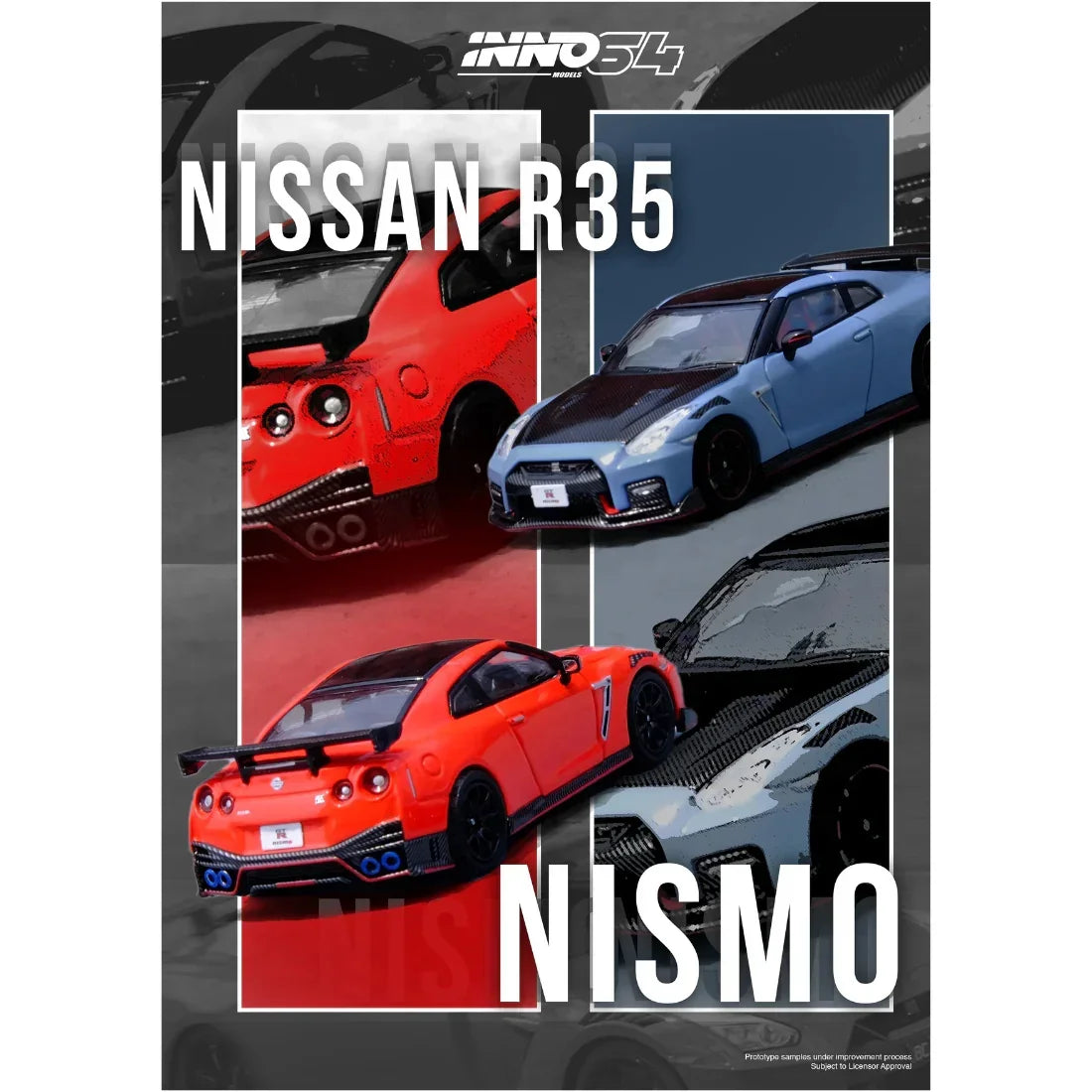 Nissan GT-R (R35) Nismo, 1:64 Scale (Red) — image 2