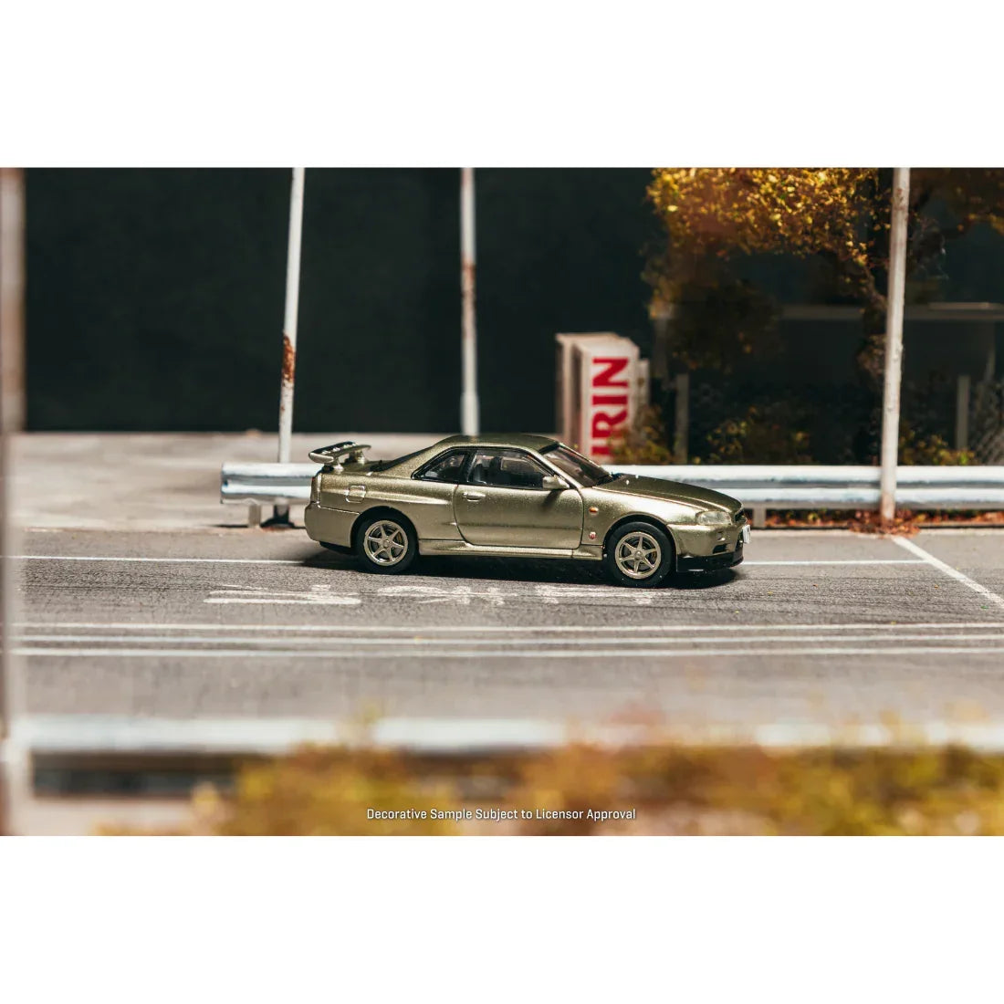 *PRE-ORDER* Nissan Skyline GT-R R34 Millenium Jade (Chance of Chase Car), 1:64 Scale — image 5