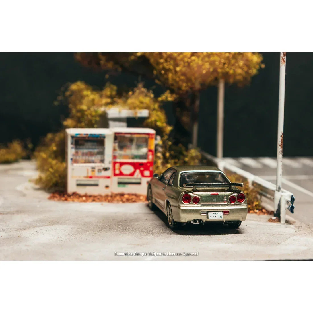 *PRE-ORDER* Nissan Skyline GT-R R34 Millenium Jade (Chance of Chase Car), 1:64 Scale — image 4
