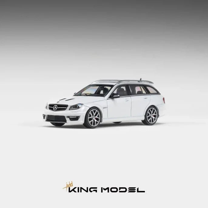 *PRE-ORDER* Mercedes Benz AMG C63 Wagon White (Limited to 500pcs), 1:64 Scale — image 2