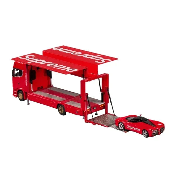 Scania 730 S No.149 Enclosed/Double Deck Tow Truck, 1:64 Scale (Red) — image 3