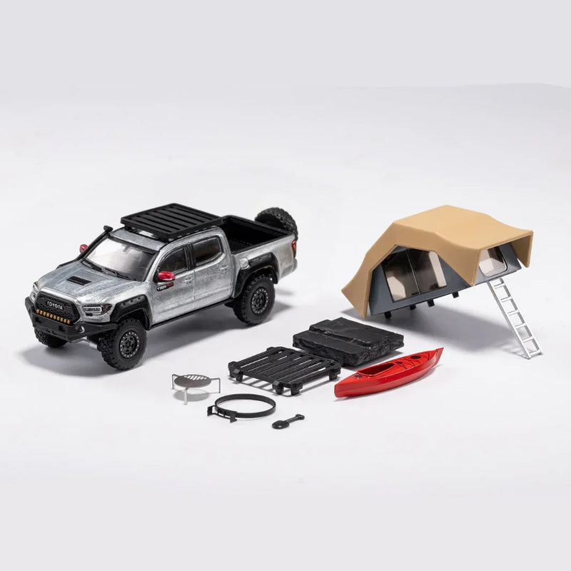 Toyota Tacoma No.169 TRD PRO, 1:64 Scale (Silver) — image 1