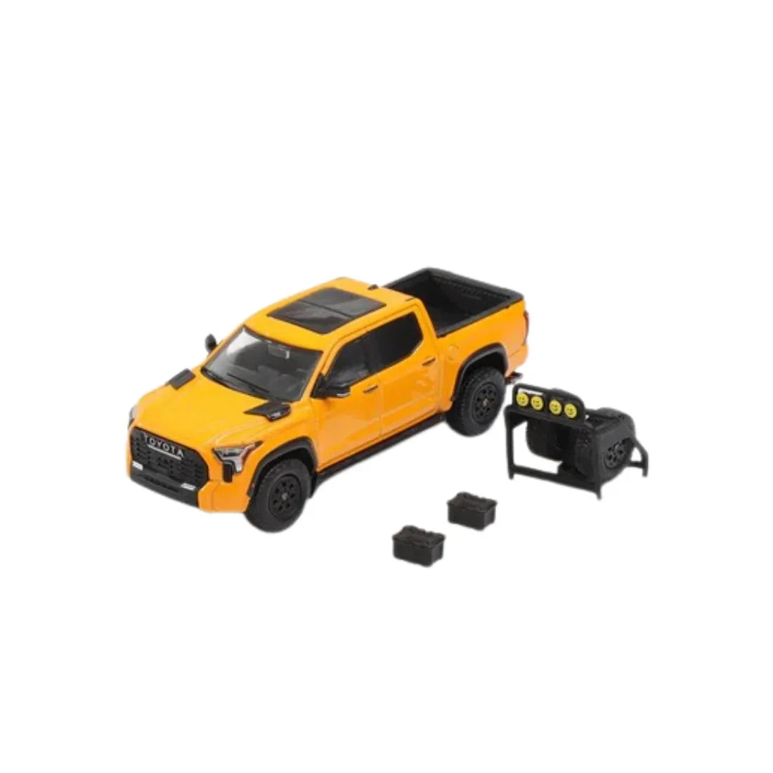 Toyota Tundra TRD Pro with Accessories, 1:64 Scale (Yellow) — image 1