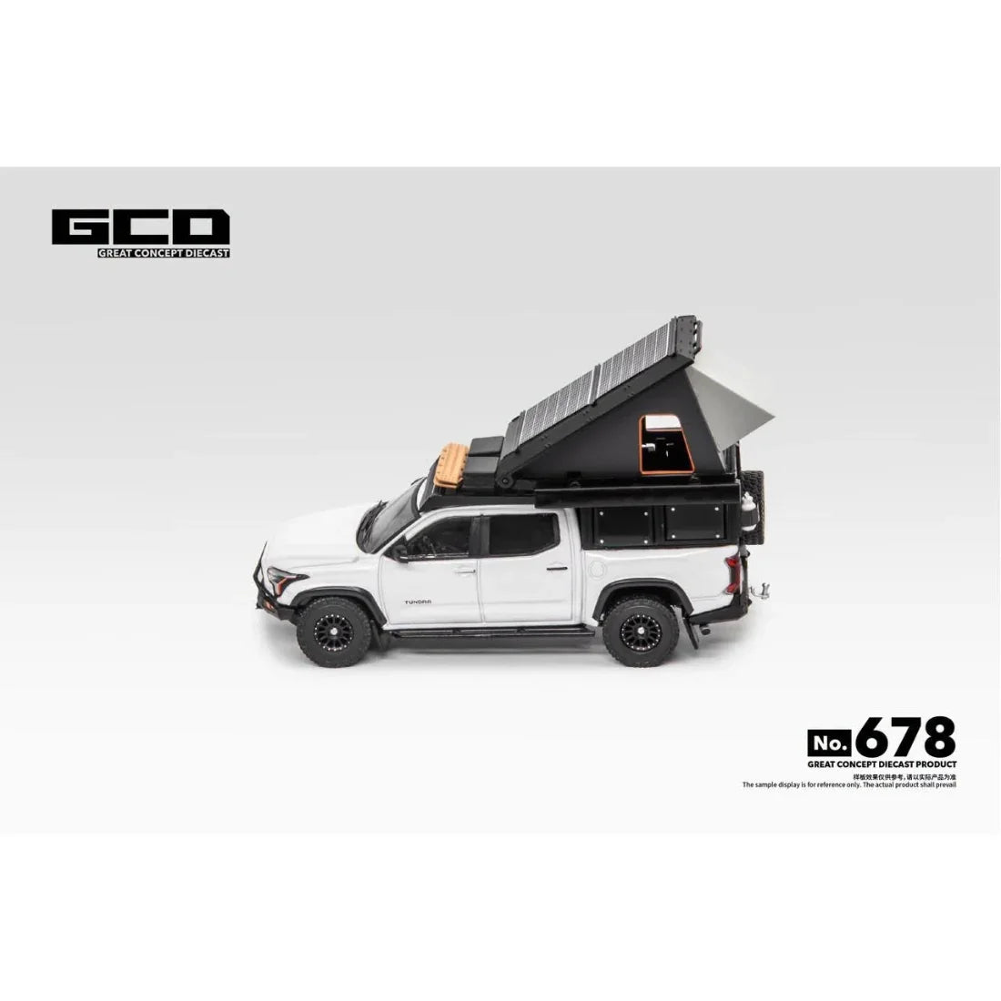 *PRE-ORDER* Toyota Tundra TRD PRO Camper with Accessories, 1:64 Scale (White) — image 3