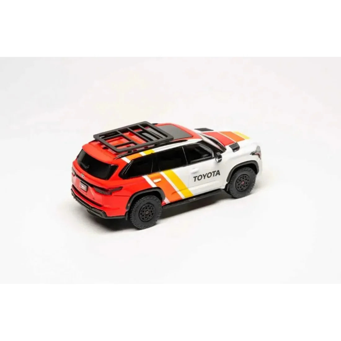 *PRE-ORDER* Toyota Sequoia TRD PRO TRD Heritage Livery, 1:64 Scale (White) — image 4