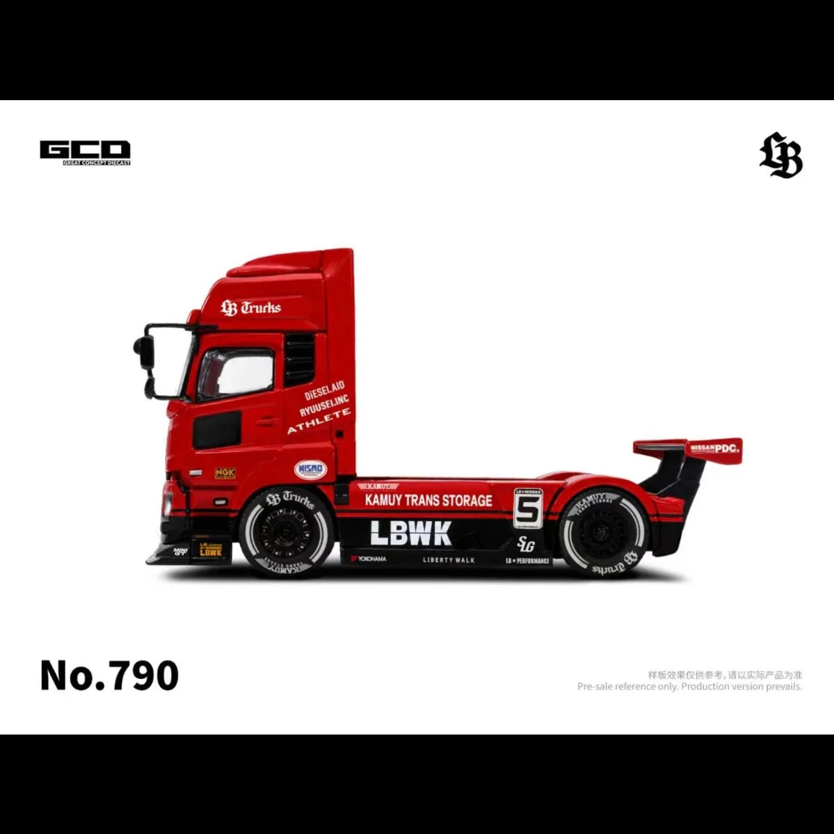 *PRE-ORDER* UD Quon 2022 - Super Silhouette, 1:64 Scale (Red & Black) — image 2