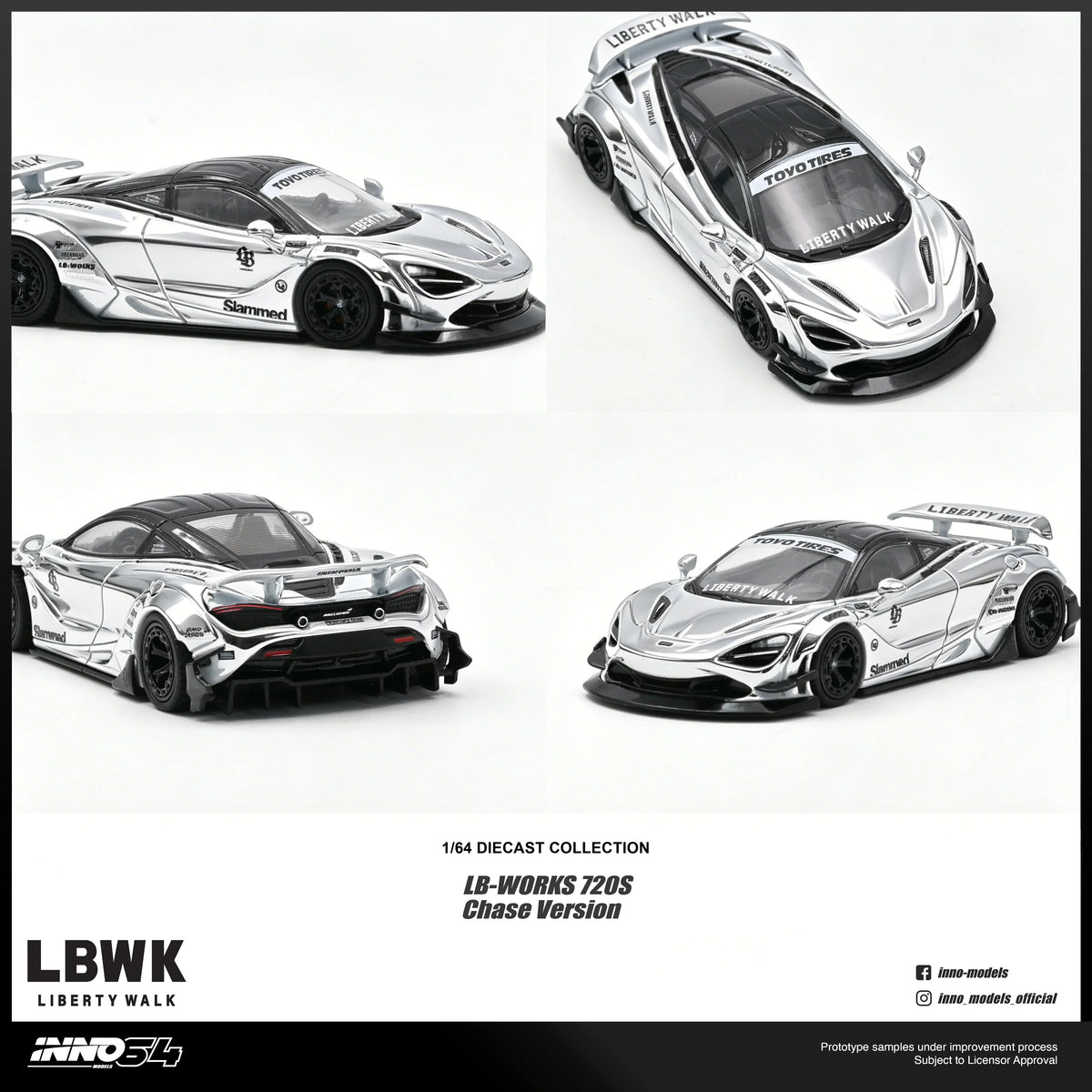 *PRE-ORDER* " Liberty Walk 720S (Chance of Chase Car) 1/6", 1:64 Scale — image 2