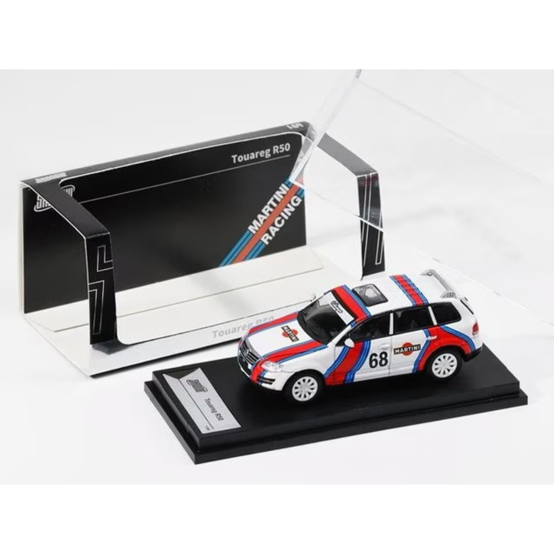 *PRE-ORDER* Volkswagen Touareg R50 Martini Livery, 1:64 Scale — image 1