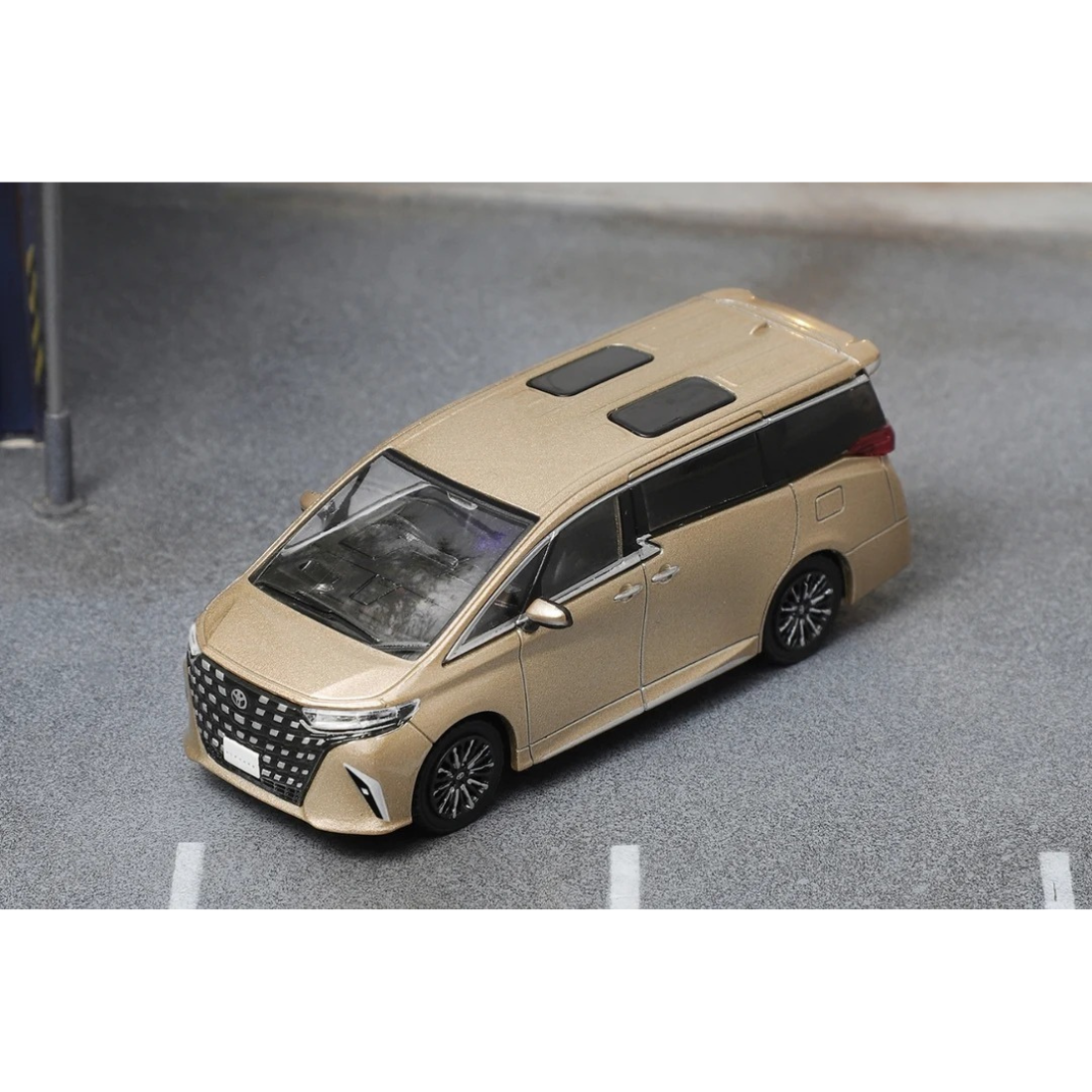*PRE-ORDER* Toyota Alphard 2024, 1:64 Scale (Golden) — image 1