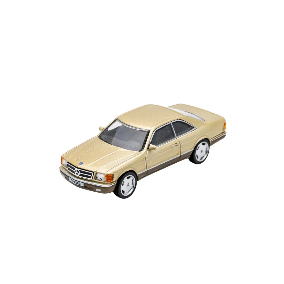 Mercedes-Benz 500SEC, 1:64 Scale (Gold) — image 1