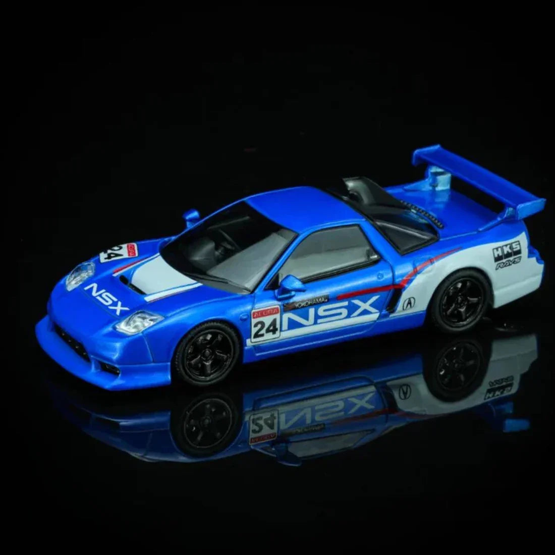 *PRE-ORDER* Honda NSX-R Custom GT Look Racing Livery, 1:64 Scale (Blue & White) — image 1