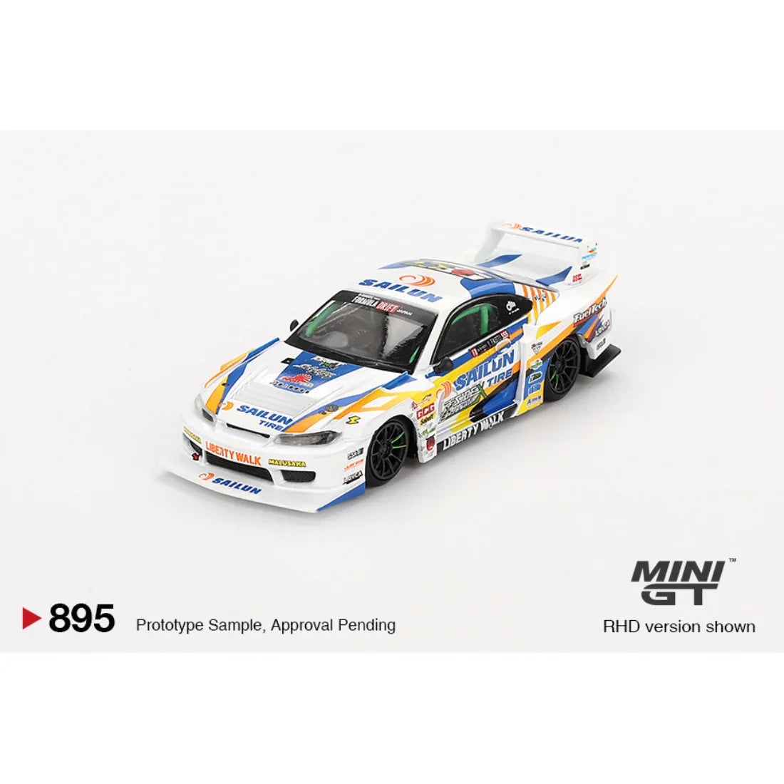 Nissan LB-Super Silhouette S15 SILVIA #555 2023 Formula Drift Japan, 1:64 Scale — image 1
