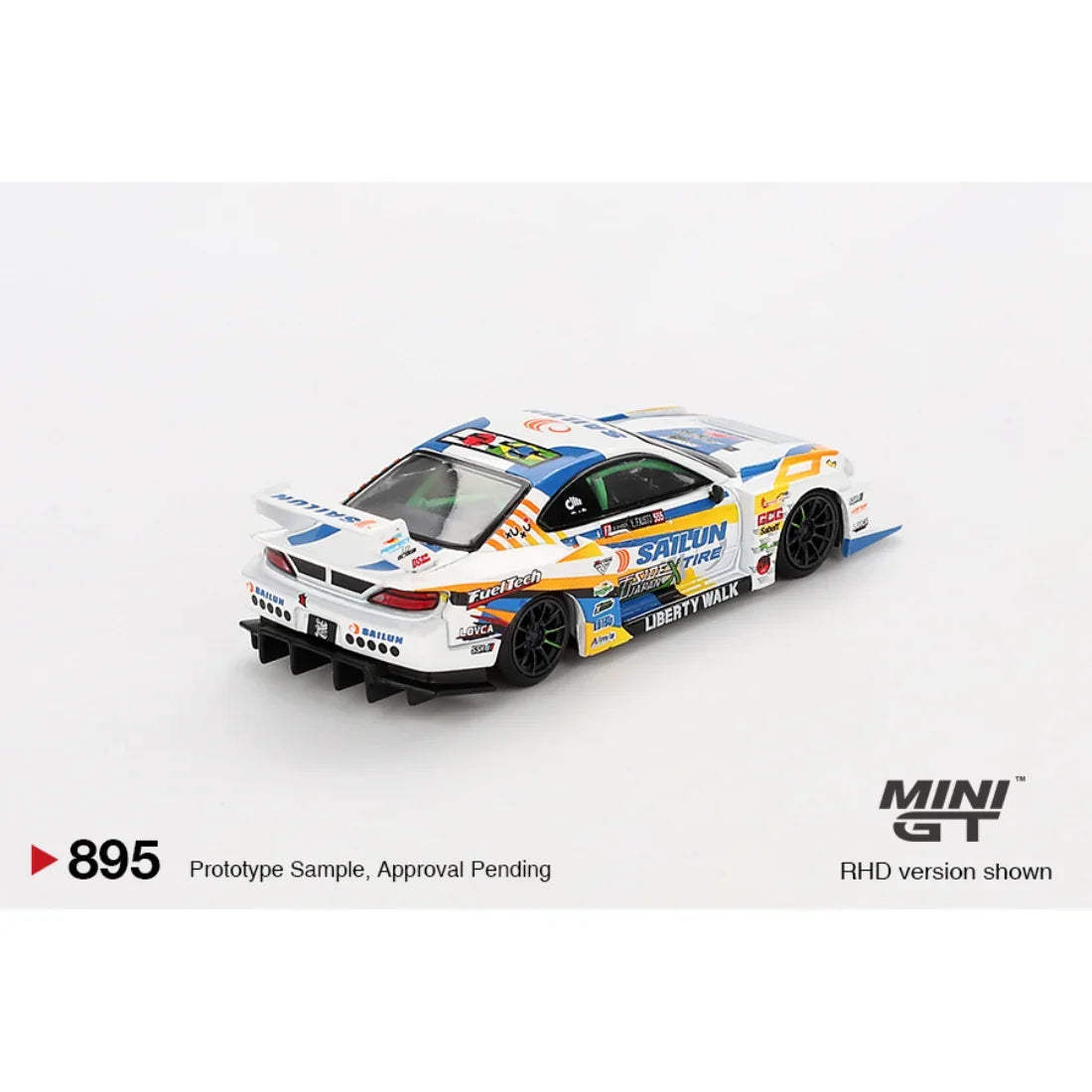 Nissan LB-Super Silhouette S15 SILVIA #555 2023 Formula Drift Japan, 1:64 Scale — image 3