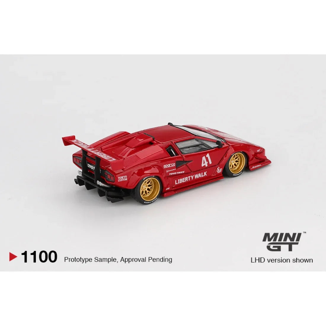 Lamborghini Countach LB-WORKS, 1:64 Scale (Red) — image 4