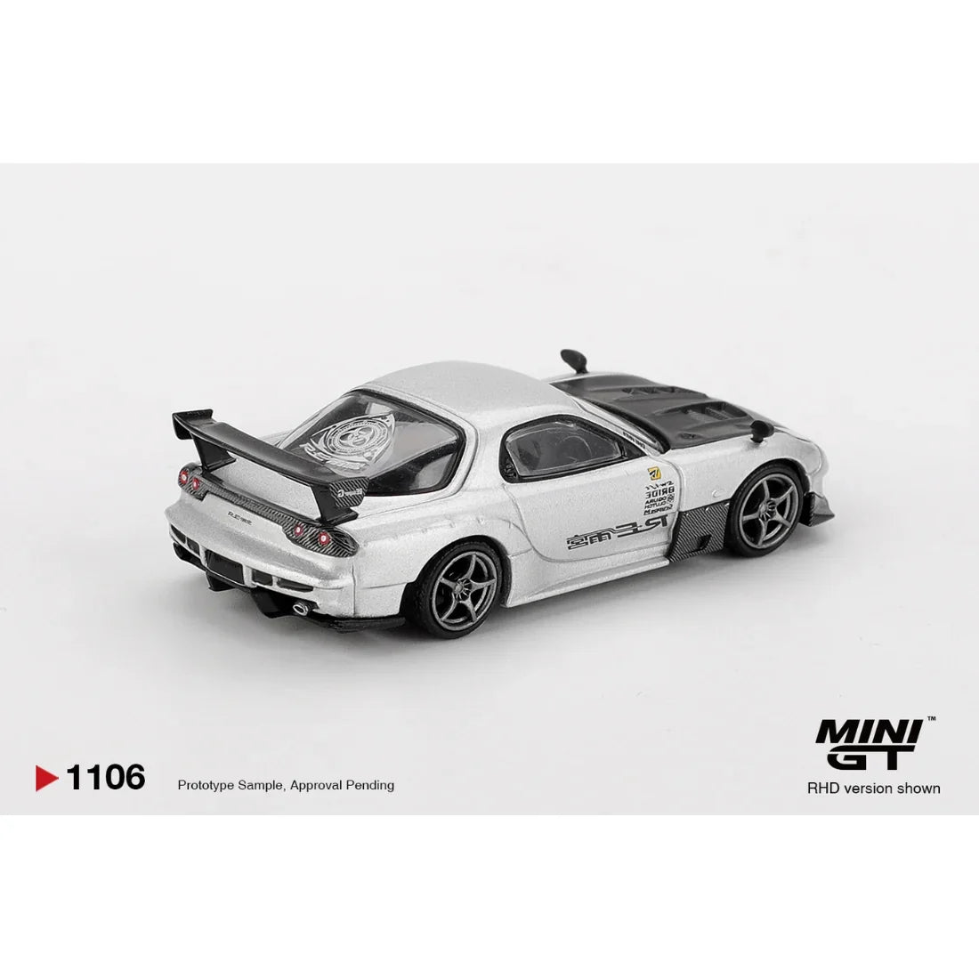 Mazda RX-7 RE-Amemiya , 1:64 Scale (Silver Metallic) — image 3