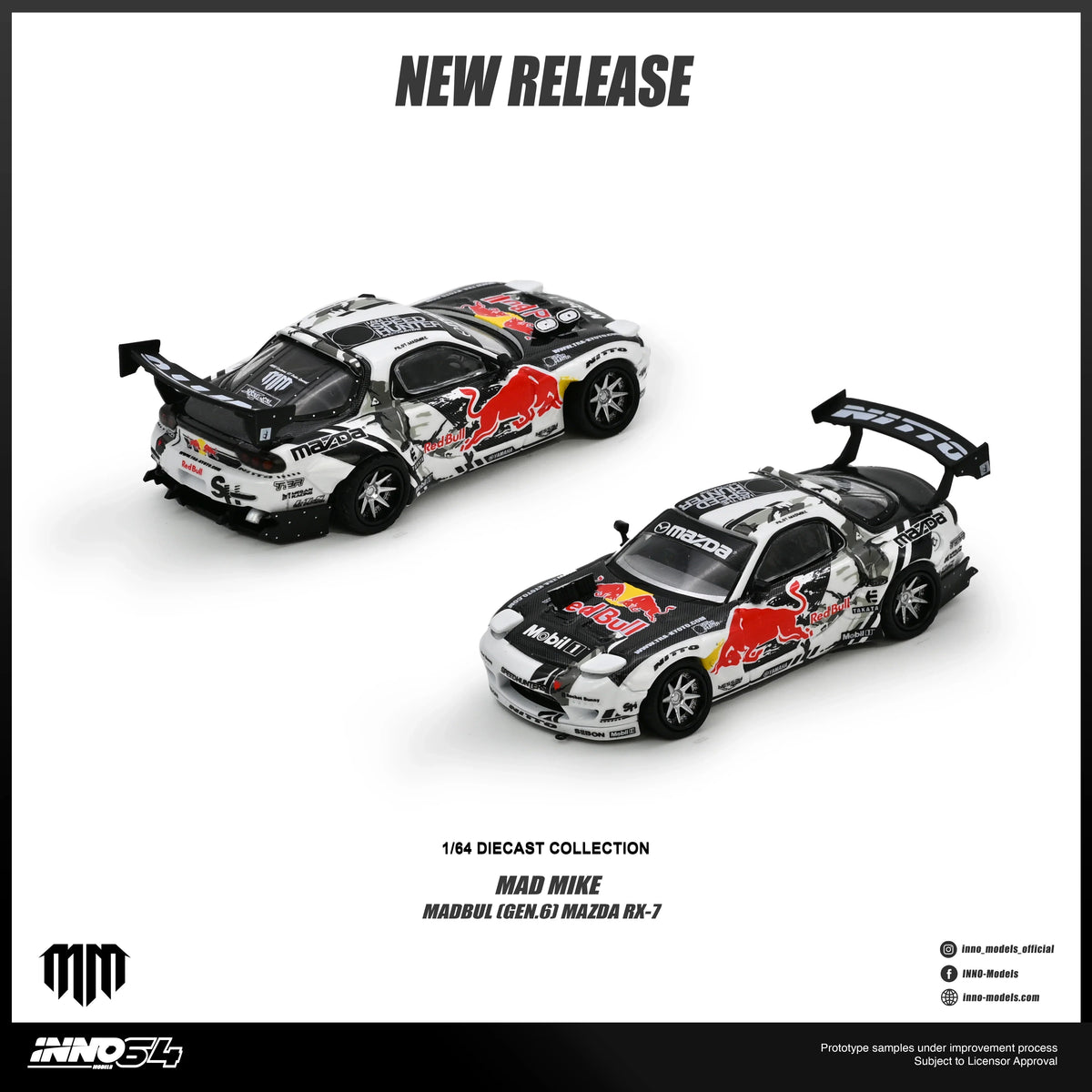 *PRE-ORDER* " Mazda RX-7 MAD MIKE "MADBUL Gen6", 1:64 Scale — image 2