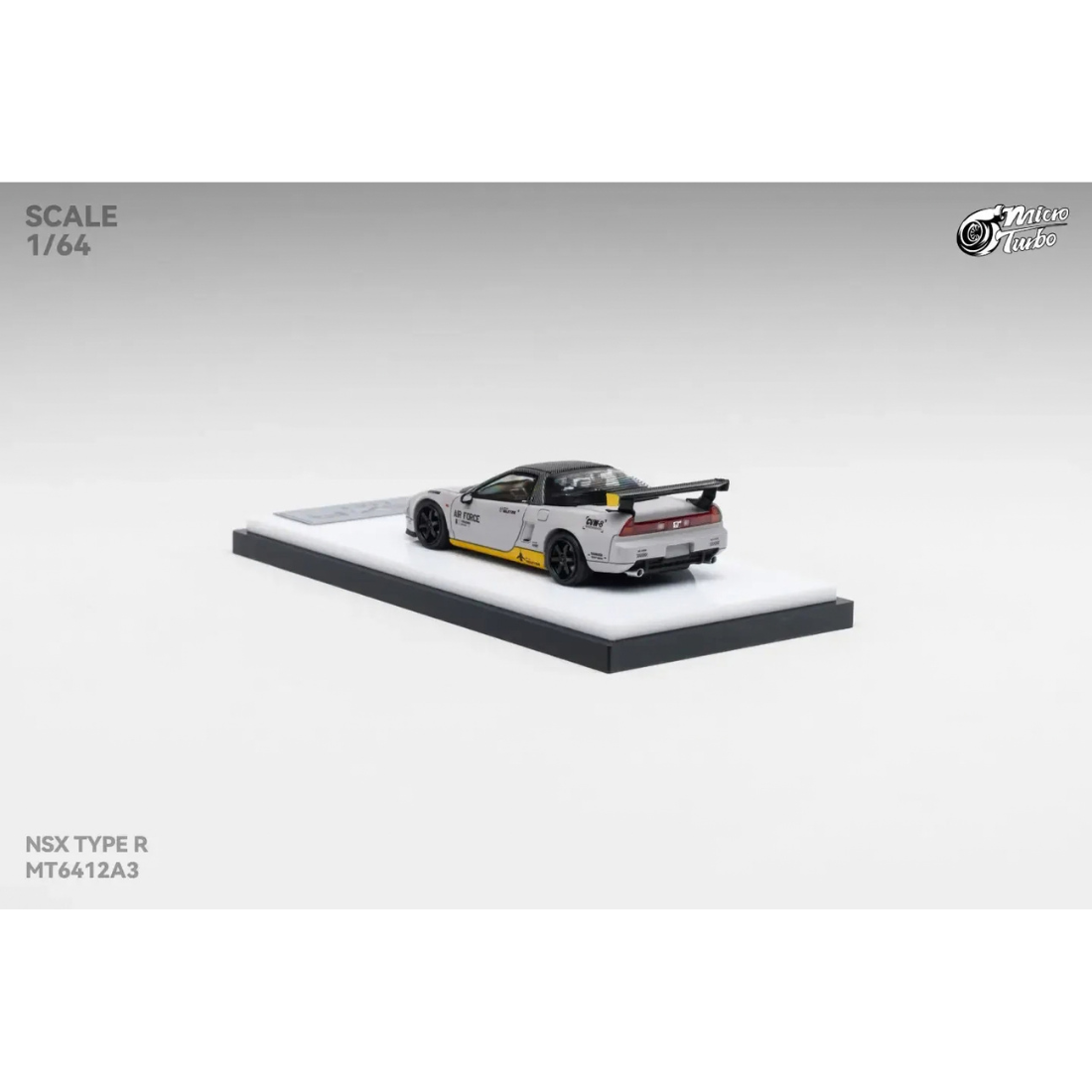 *Pre-Orders* Honda NSX-R NA1 (Retractable-Headlights丨Open-Hood丨Detachable Engine丨Magnetic Parts) Air Force Livery (Limited To 999pcs), 1:64 Scale — image 4