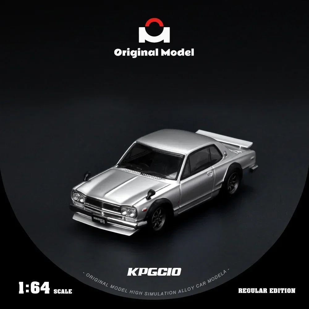 *PRE-ORDER* Nissan KPGC10 Series (Original Model), 1:64 Scale (Silver) — image 1
