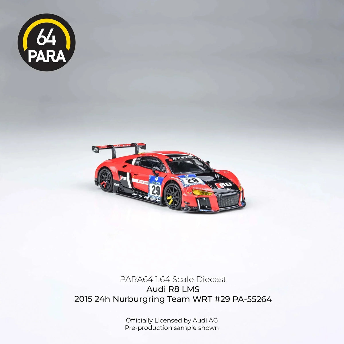 Audi R8 LMS 2015, 1:64 Scale (Red) — image 4