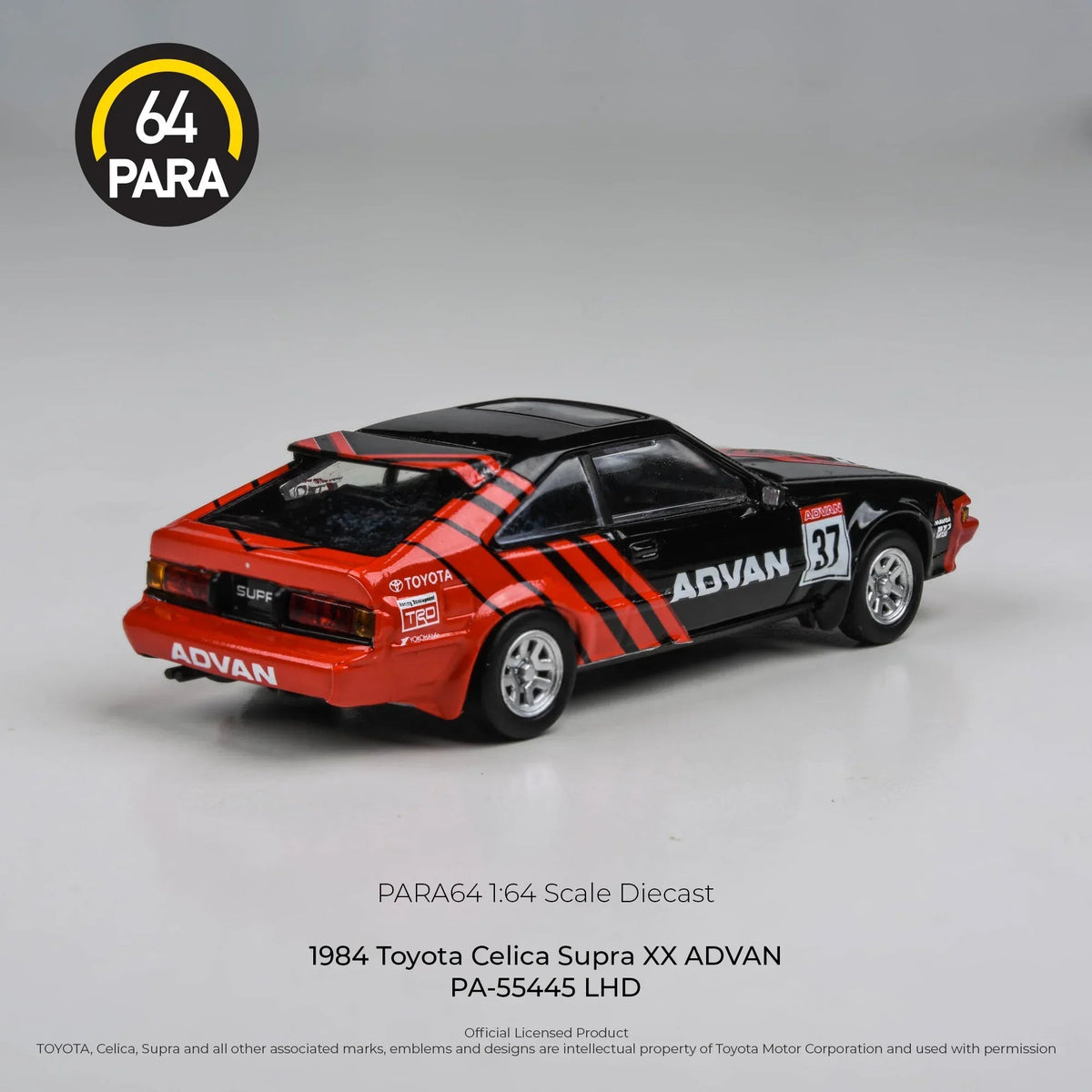 Toyota Celica Supra ADVAN 1984, 1:64 Scale (Black) — image 3