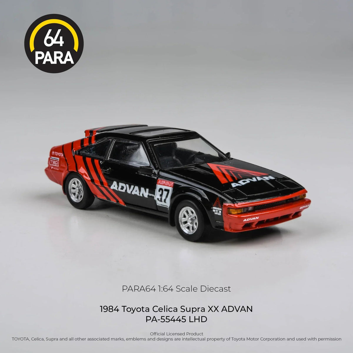 Toyota Celica Supra ADVAN 1984, 1:64 Scale (Black) — image 4