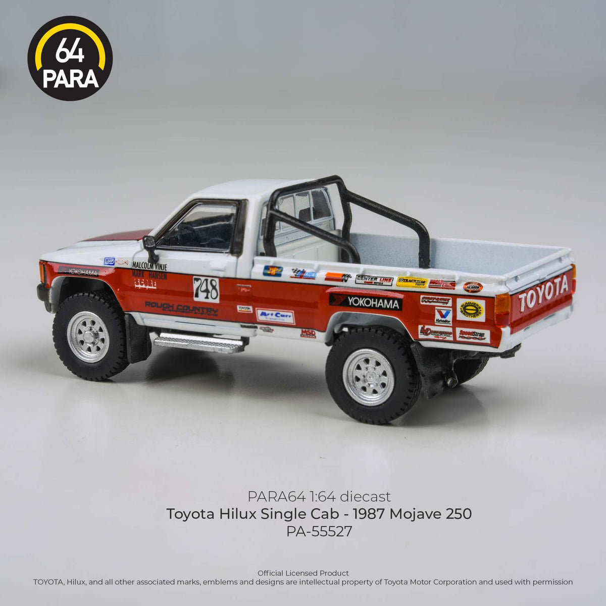 Toyota Hilux Single Cab Mojave 250 1987, 1:64 Scale (Multicolor) — image 4