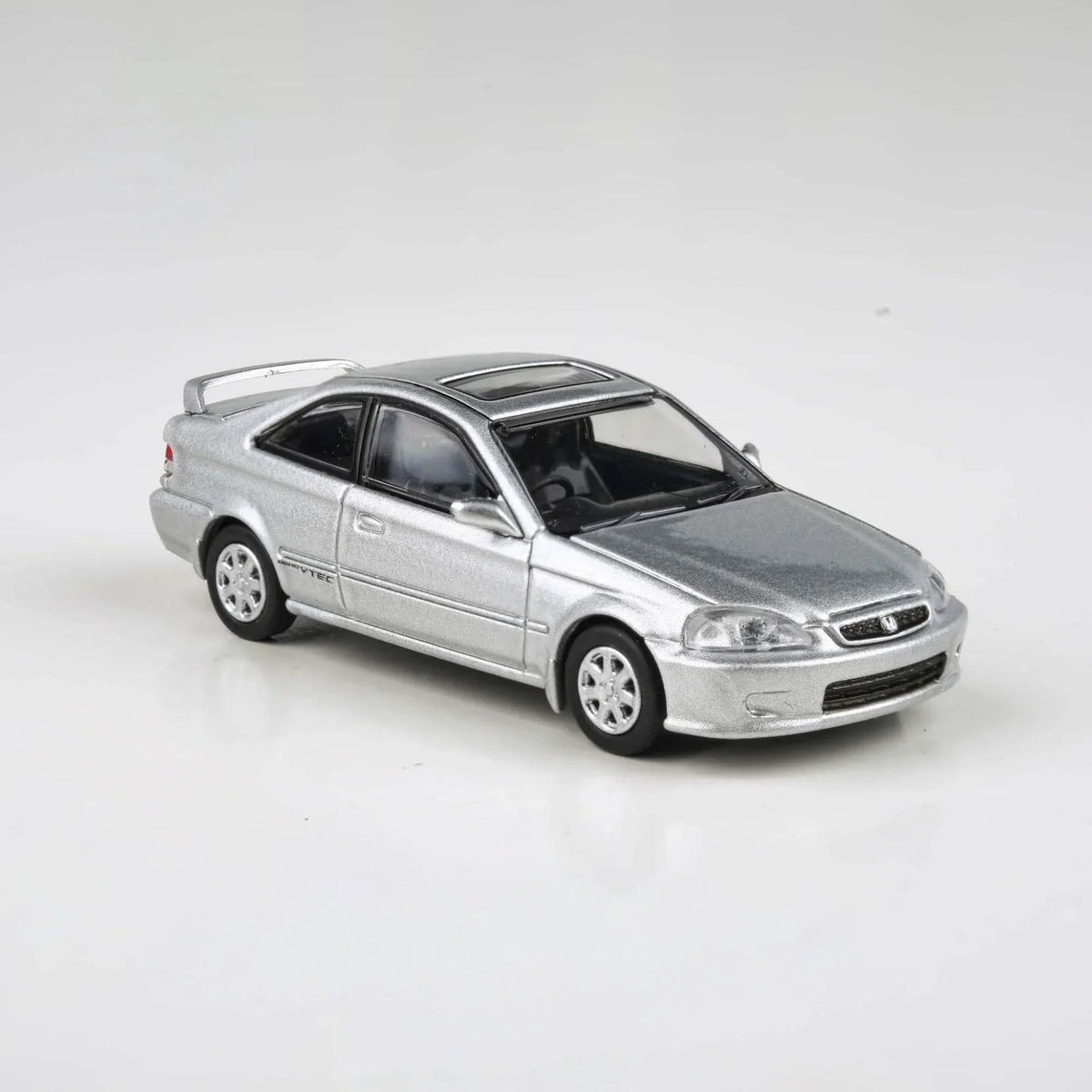 Honda Civic Si EM1 Vogue RHD '99, 1:64 Scale (Silver) — image 4