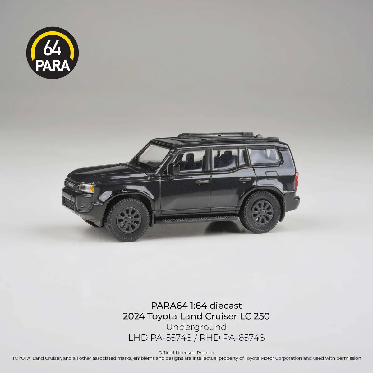 Toyota Land Cruiser 250 Prado Underground, 1:64 Scale (Black) — image 1